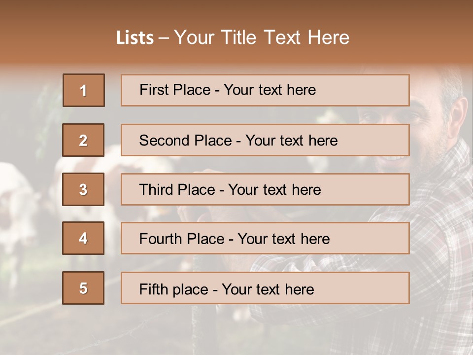 Trees Profession Horns PowerPoint Template