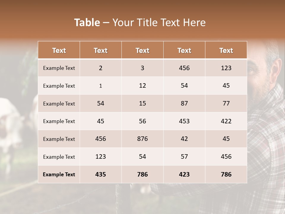 Trees Profession Horns PowerPoint Template