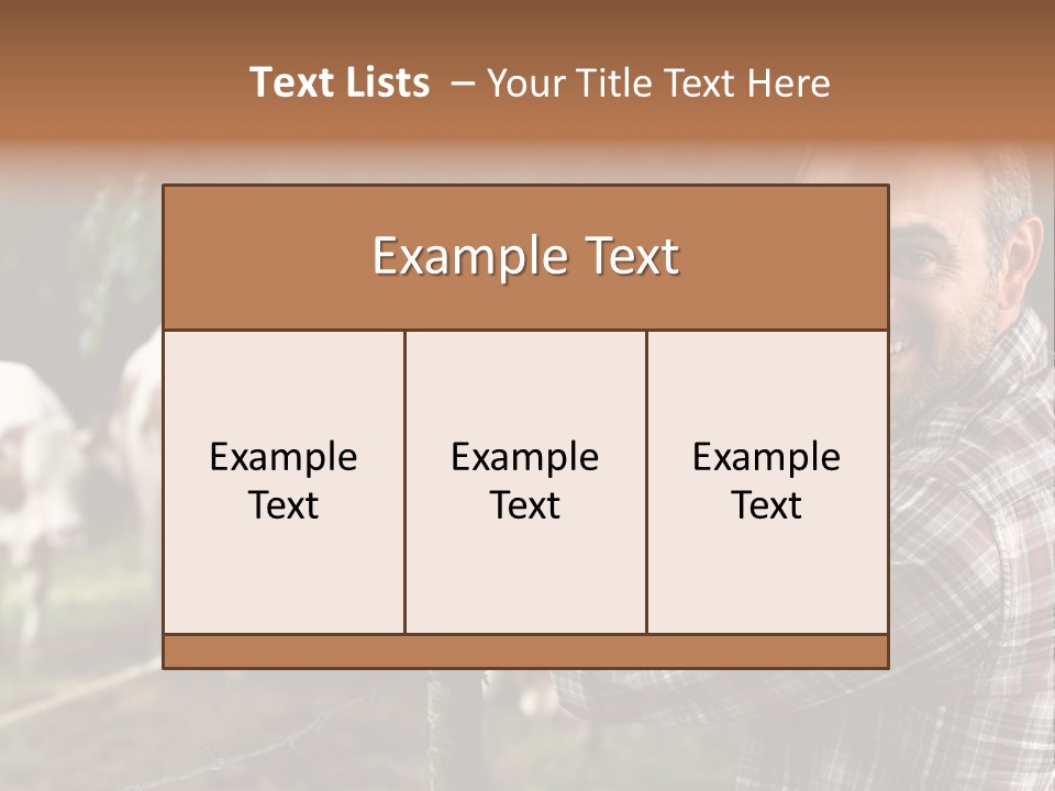 Trees Profession Horns PowerPoint Template