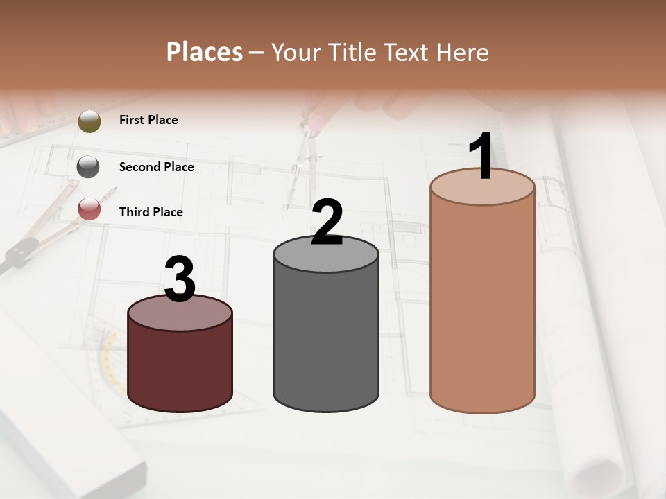 Man Hands Level PowerPoint Template