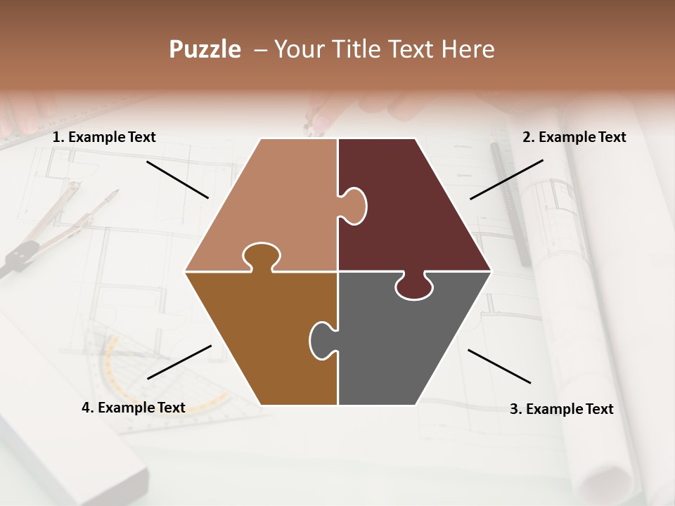 Man Hands Level PowerPoint Template