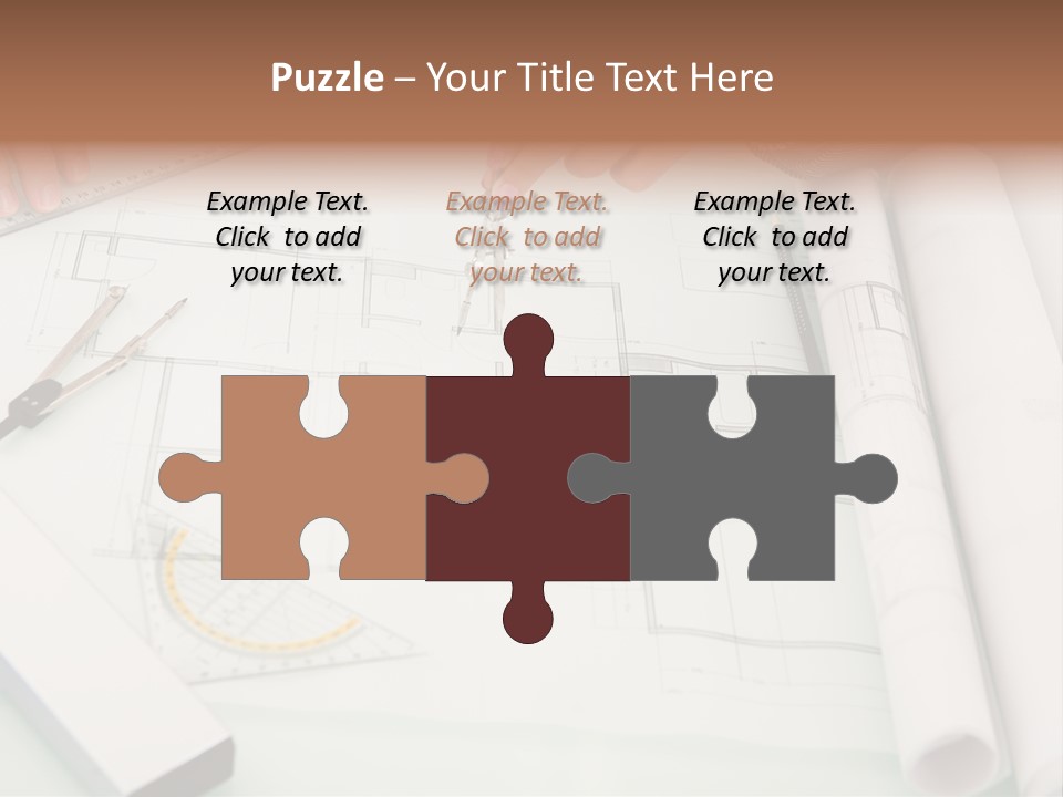 Man Hands Level PowerPoint Template