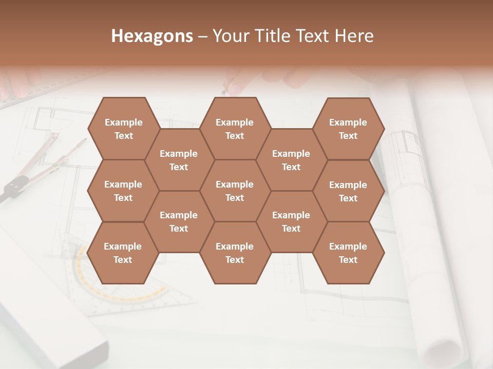 Man Hands Level PowerPoint Template