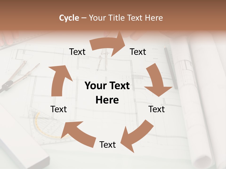 Man Hands Level PowerPoint Template