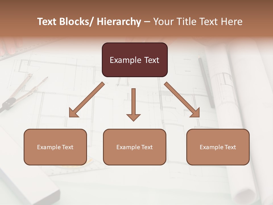 Man Hands Level PowerPoint Template