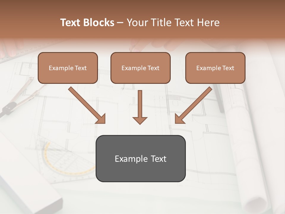 Man Hands Level PowerPoint Template