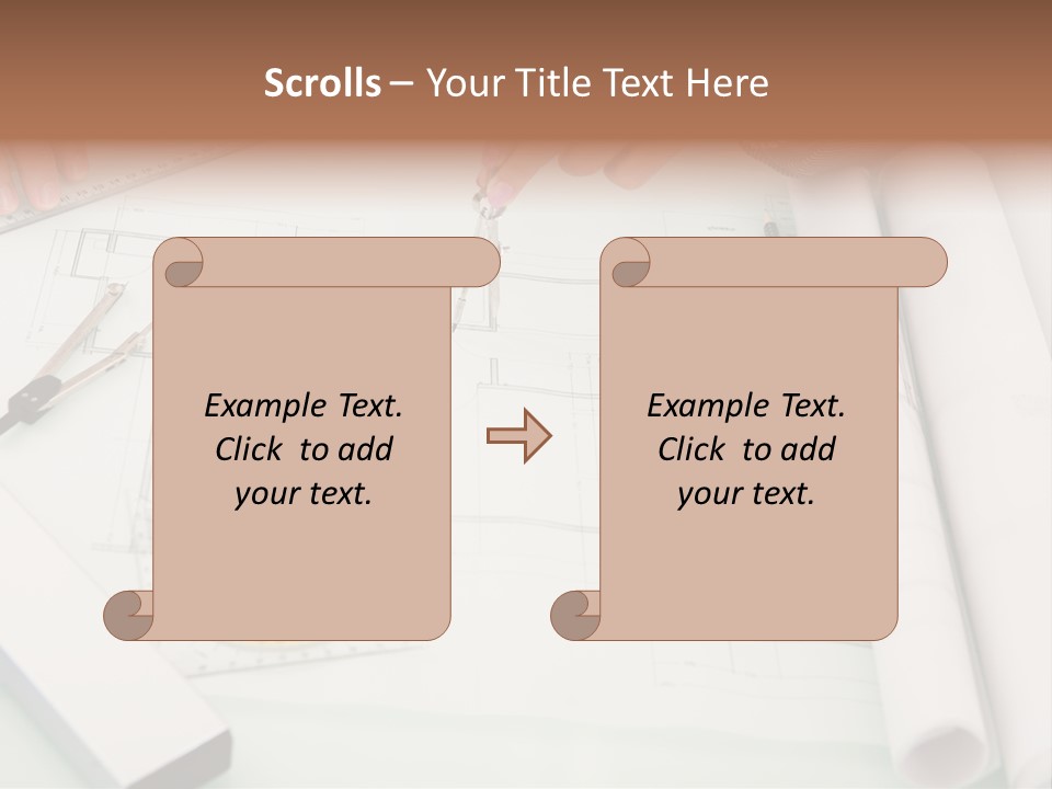 Man Hands Level PowerPoint Template