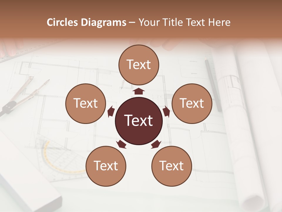 Man Hands Level PowerPoint Template