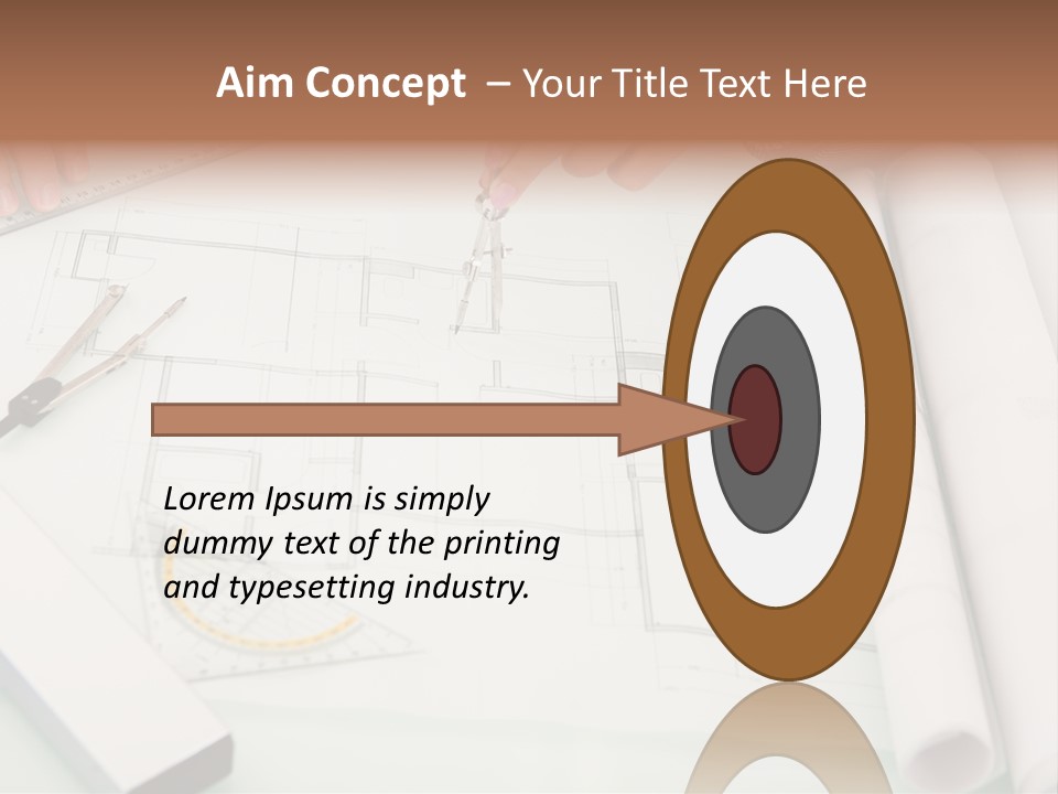 Man Hands Level PowerPoint Template