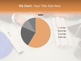 Discussion Building Helmet PowerPoint Template