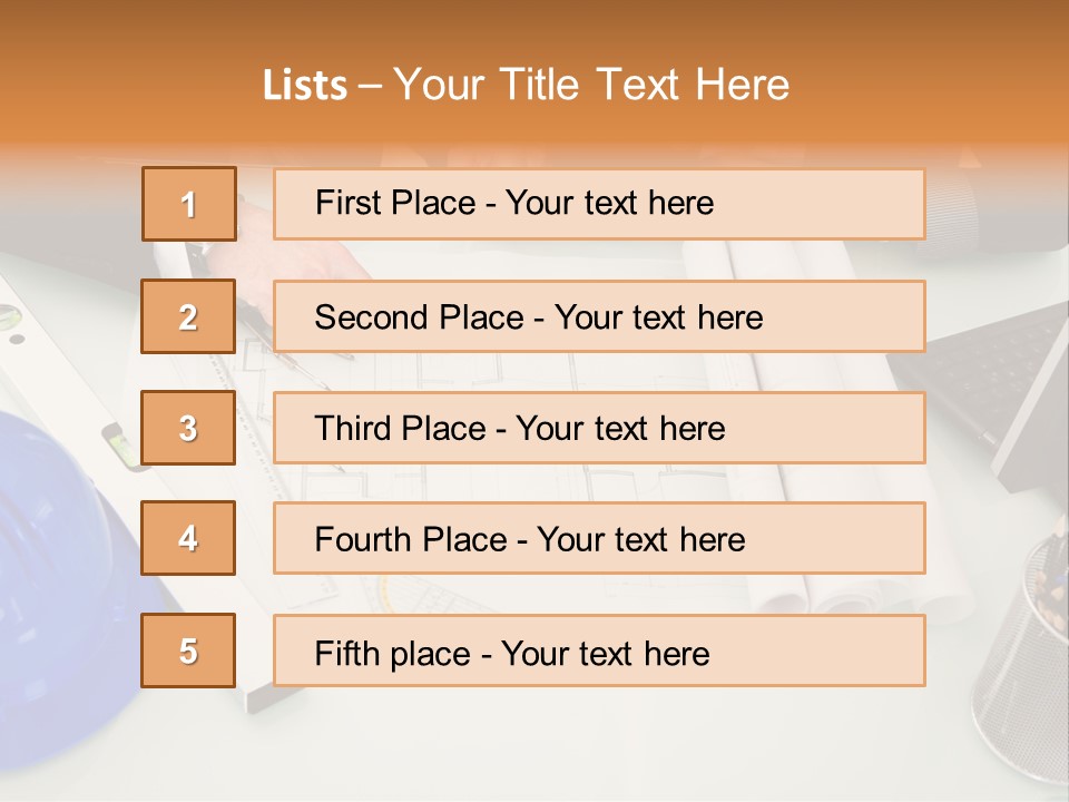 Discussion Building Helmet PowerPoint Template