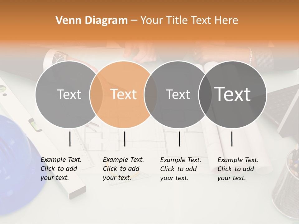 Discussion Building Helmet PowerPoint Template