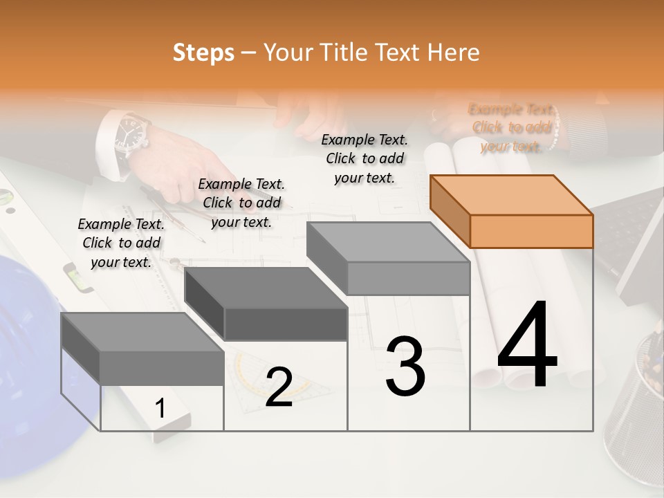 Discussion Building Helmet PowerPoint Template