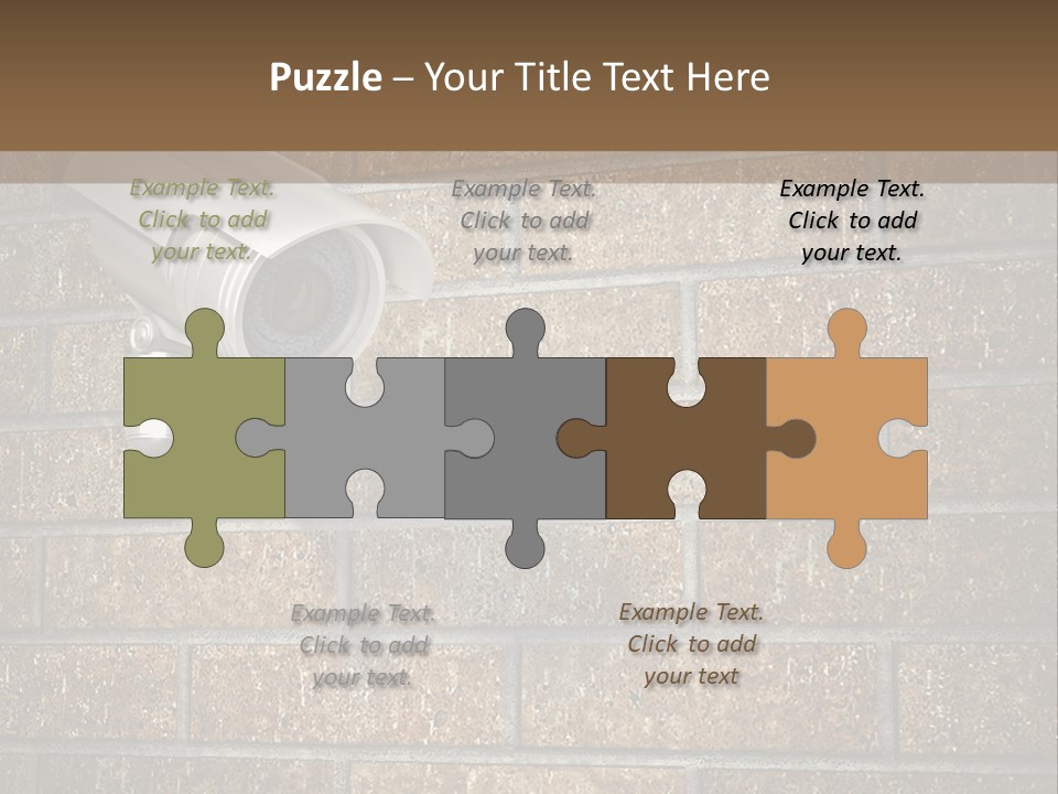 White Protection Watch PowerPoint Template