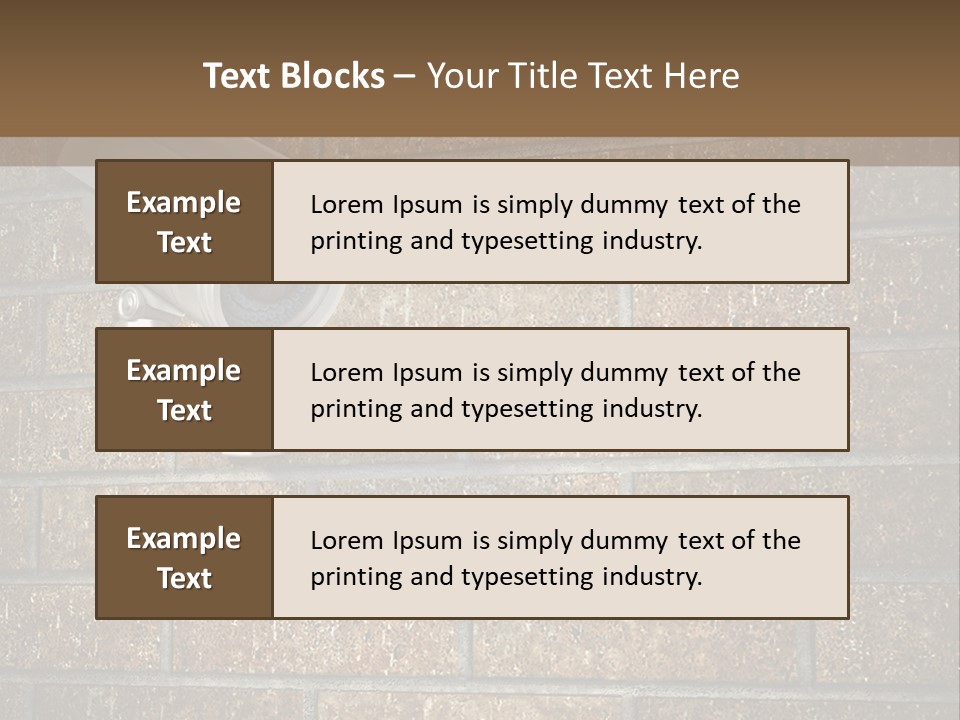White Protection Watch PowerPoint Template