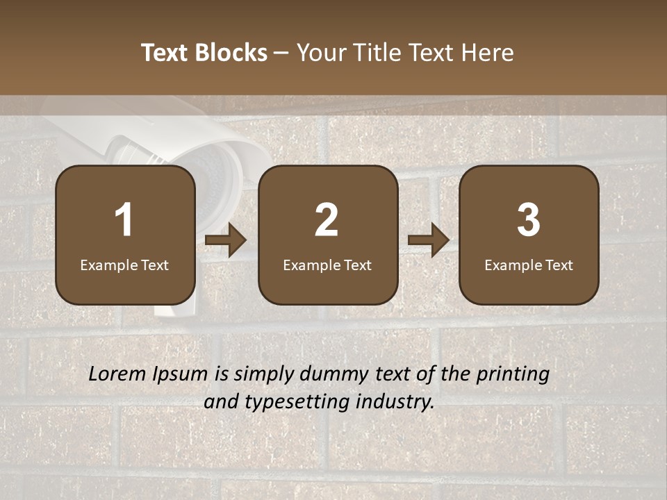 White Protection Watch PowerPoint Template
