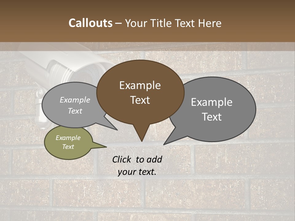 White Protection Watch PowerPoint Template