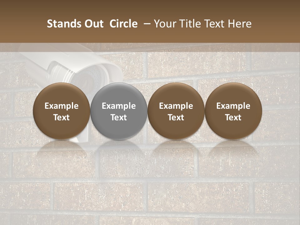 White Protection Watch PowerPoint Template