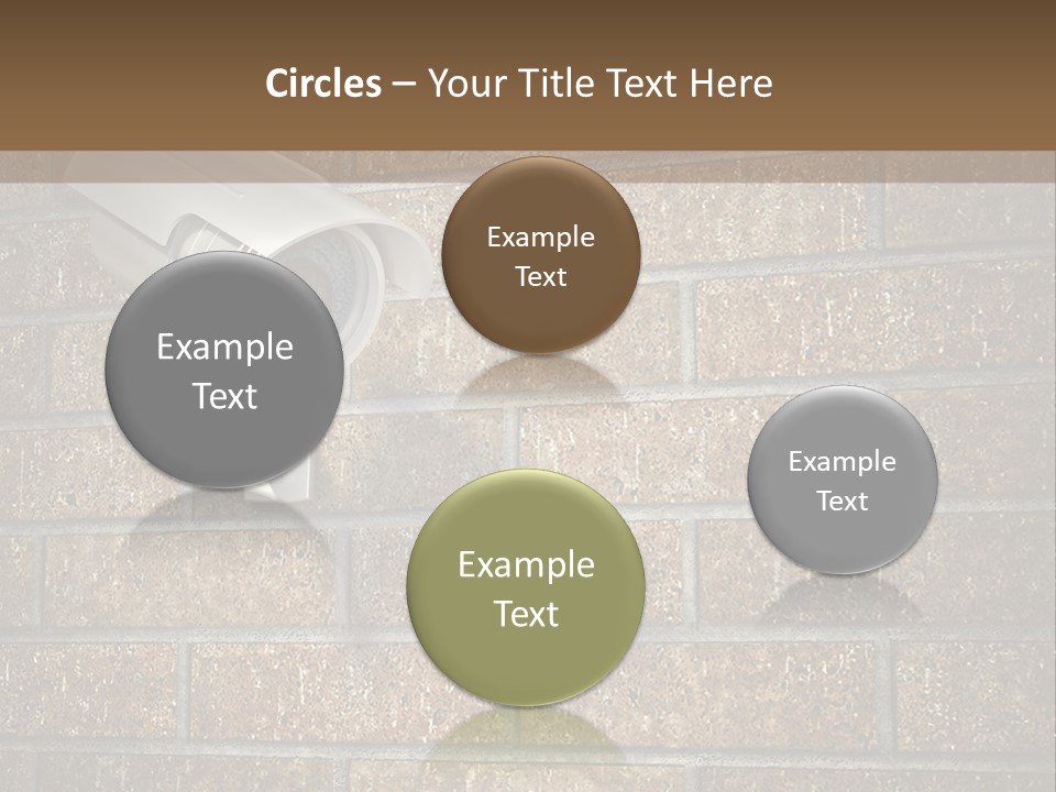 White Protection Watch PowerPoint Template