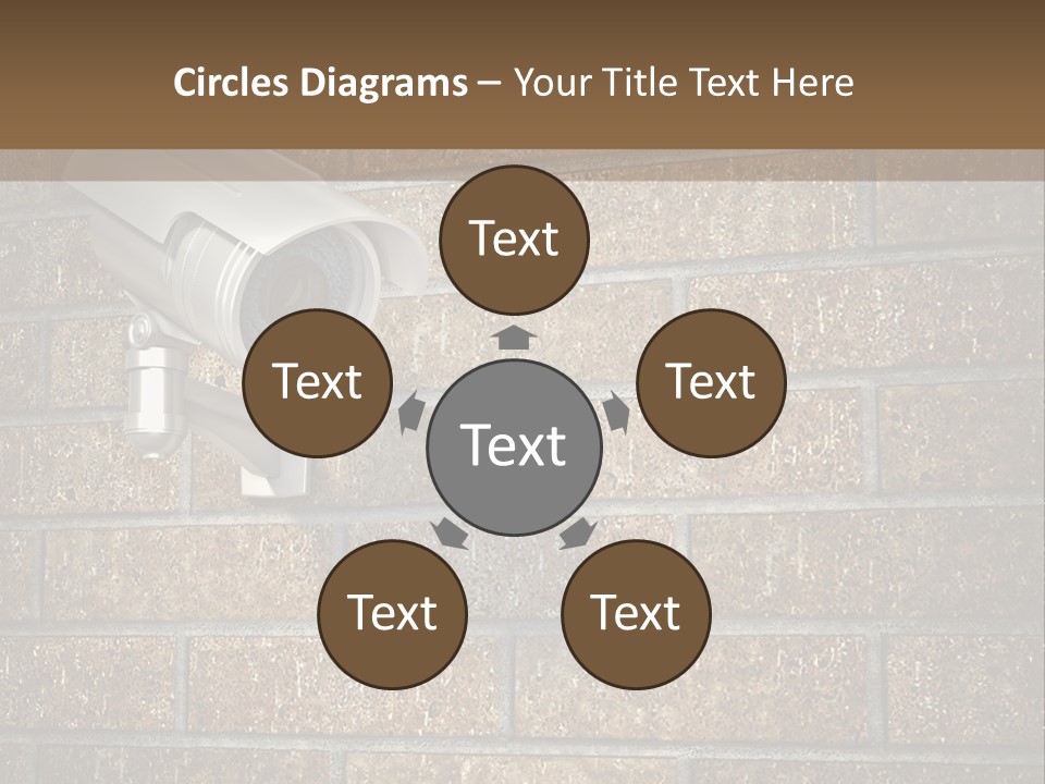 White Protection Watch PowerPoint Template