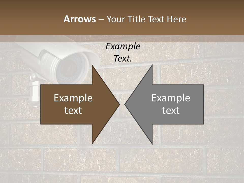 White Protection Watch PowerPoint Template