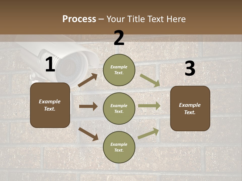 White Protection Watch PowerPoint Template