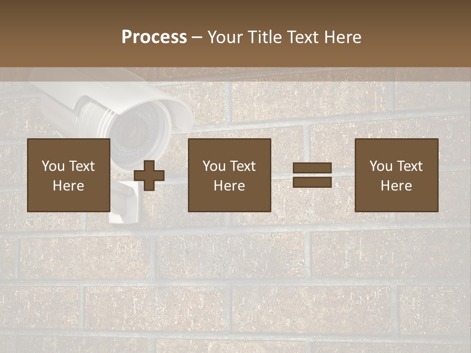 White Protection Watch PowerPoint Template