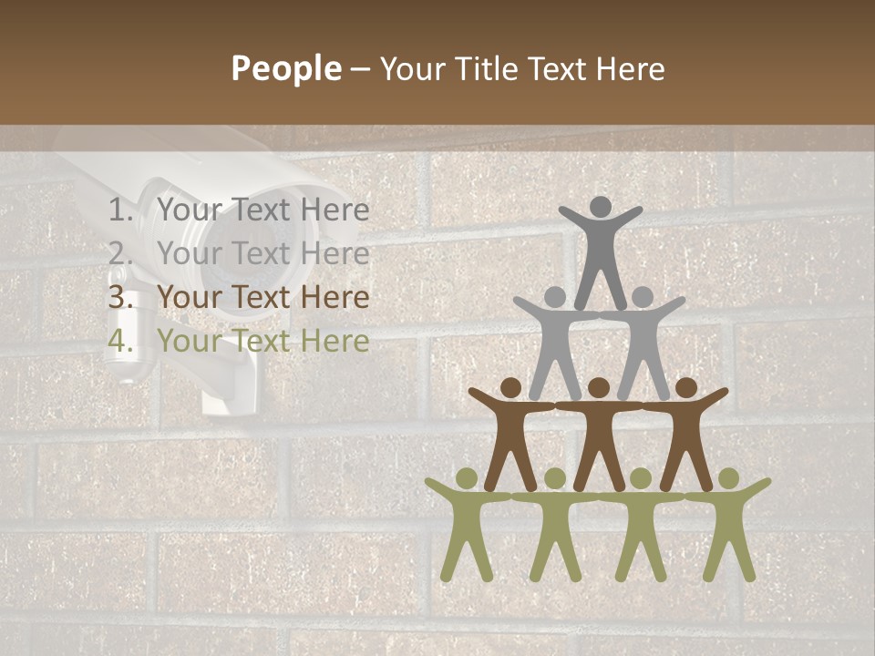 White Protection Watch PowerPoint Template