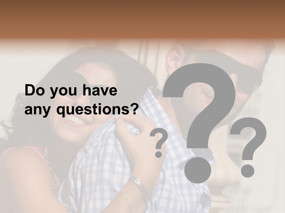 Walking White Tourists PowerPoint Template