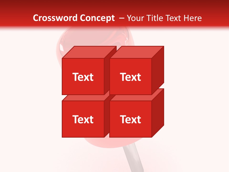 Message Paper Plastic PowerPoint Template