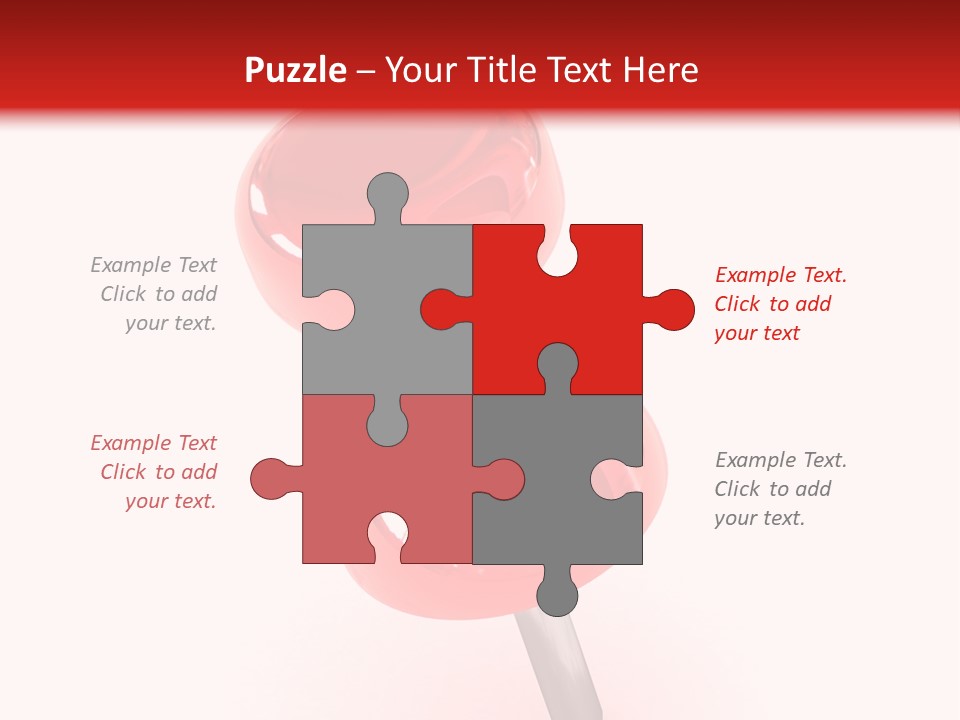 Message Paper Plastic PowerPoint Template