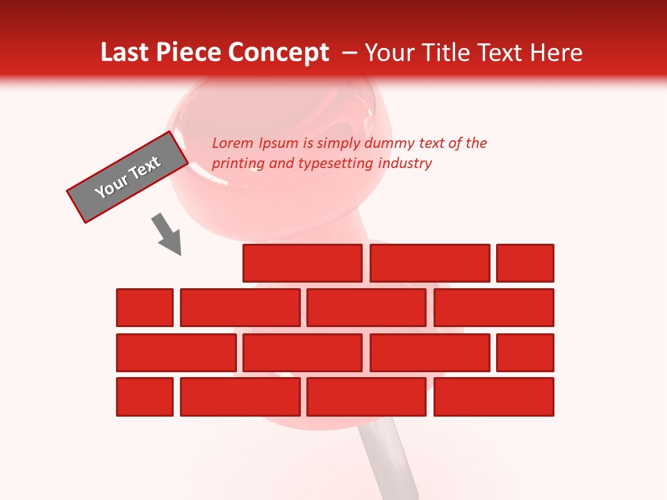 Message Paper Plastic PowerPoint Template