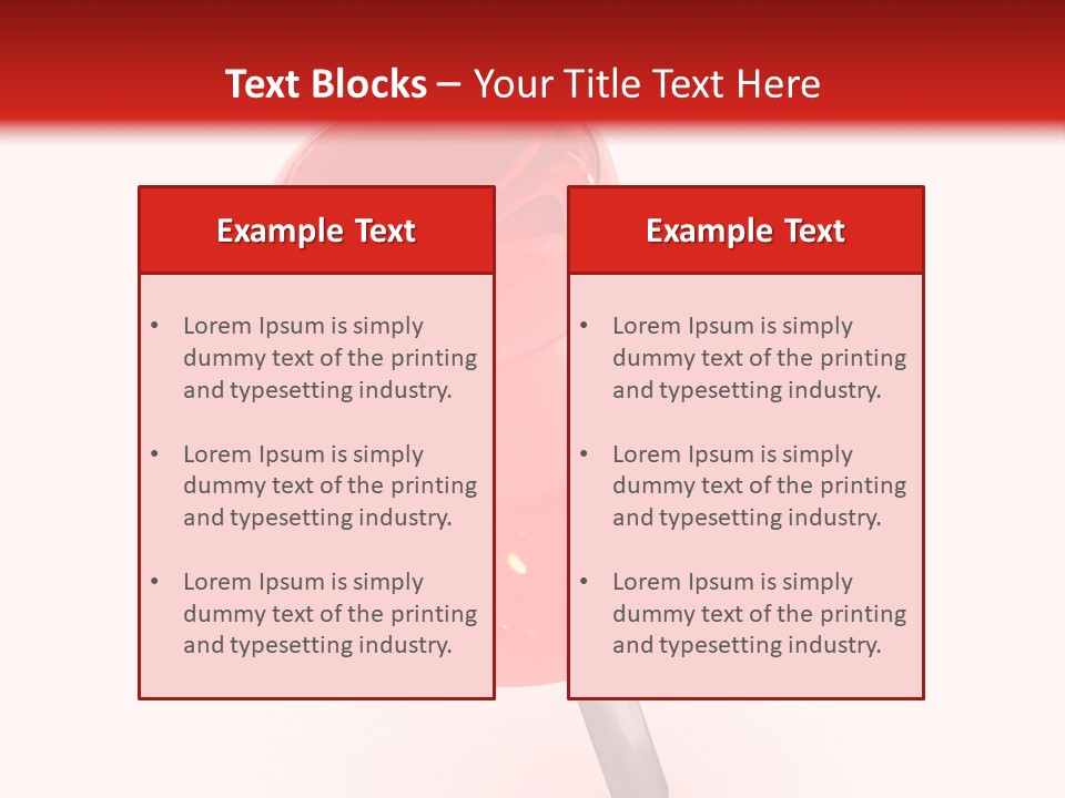 Message Paper Plastic PowerPoint Template