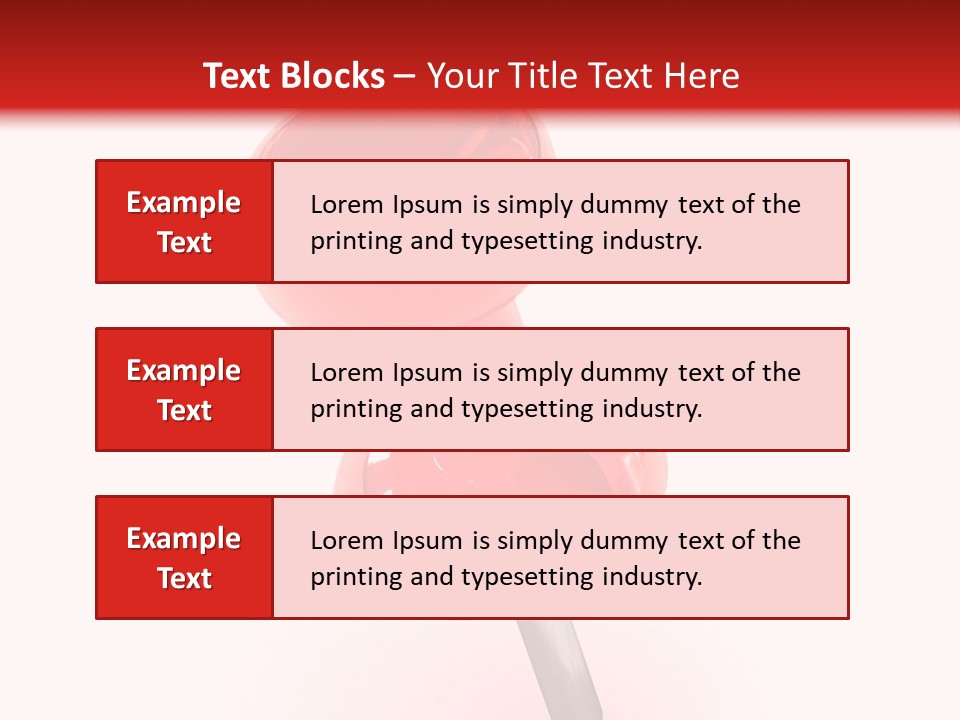 Message Paper Plastic PowerPoint Template