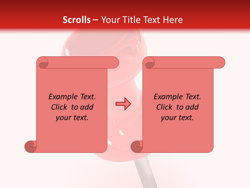 Message Paper Plastic PowerPoint Template