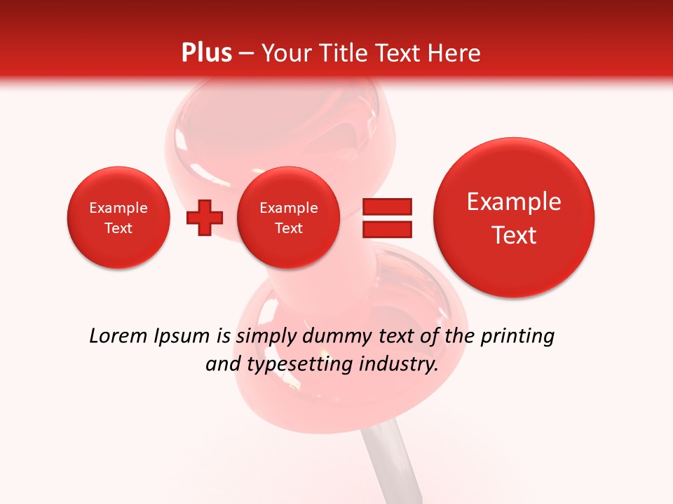 Message Paper Plastic PowerPoint Template