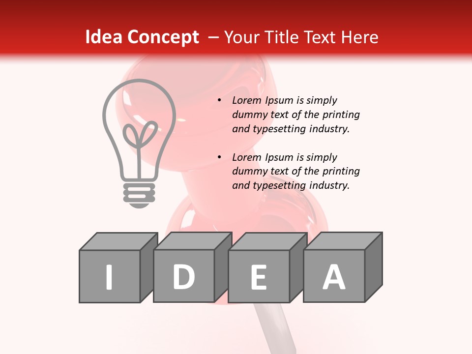 Message Paper Plastic PowerPoint Template