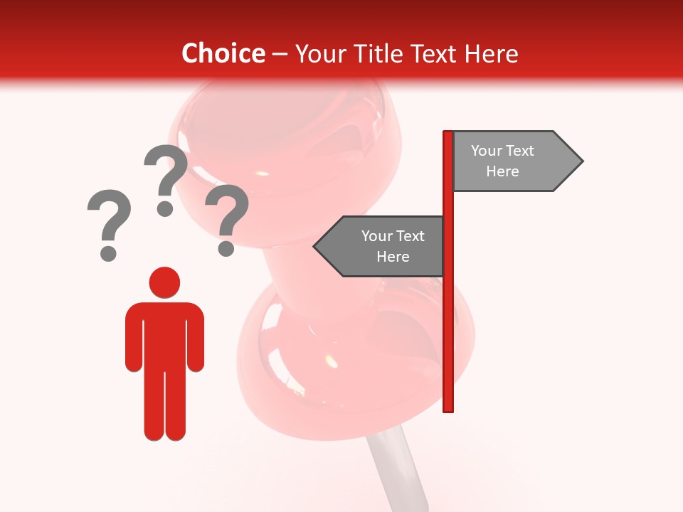 Message Paper Plastic PowerPoint Template