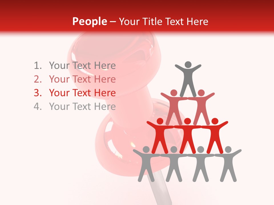 Message Paper Plastic PowerPoint Template