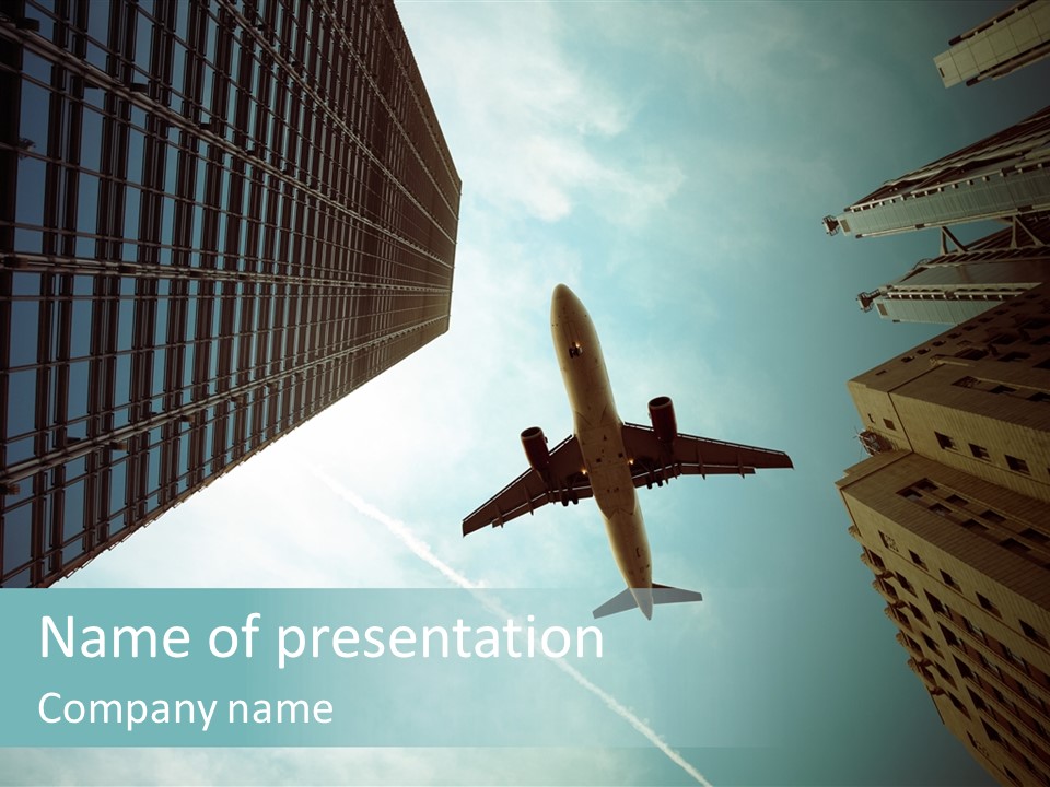 Modern End Corporate PowerPoint Template