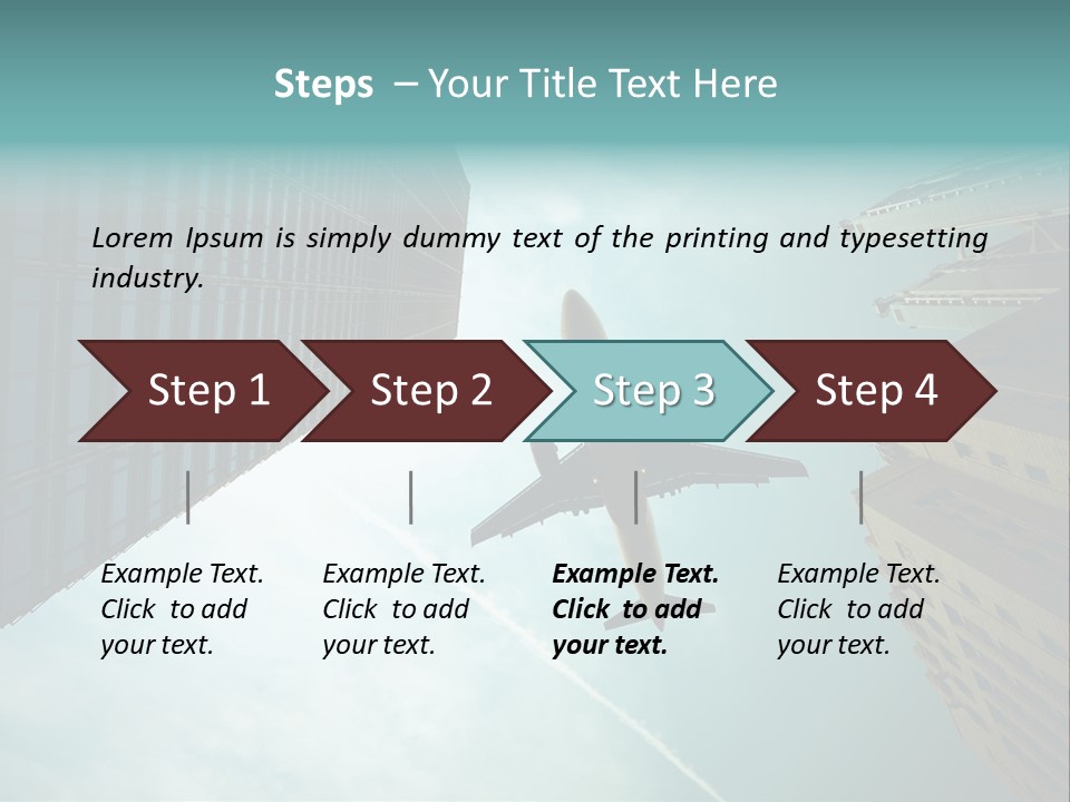 Modern End Corporate PowerPoint Template
