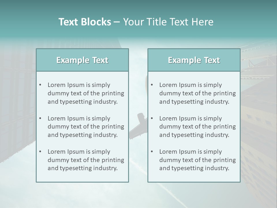 Modern End Corporate PowerPoint Template