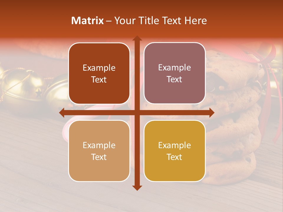 A Pile Of Cookies And Candy Canes On A Table PowerPoint Template