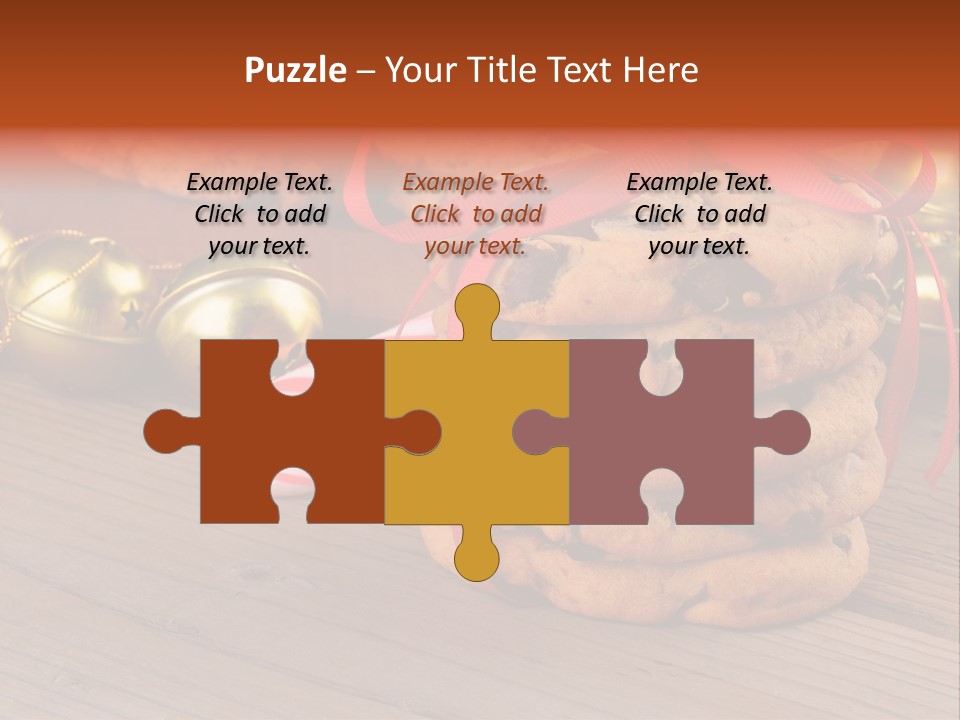 A Pile Of Cookies And Candy Canes On A Table PowerPoint Template