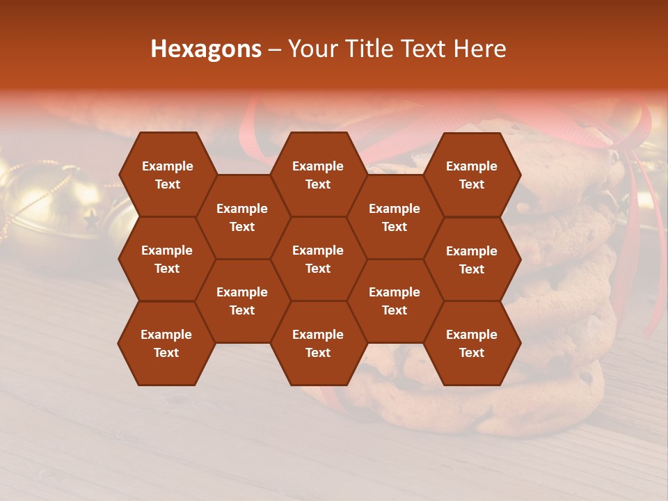 A Pile Of Cookies And Candy Canes On A Table PowerPoint Template