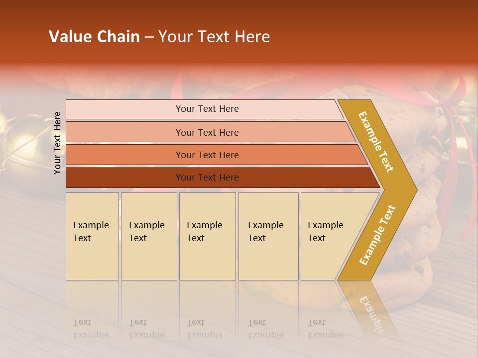 A Pile Of Cookies And Candy Canes On A Table PowerPoint Template
