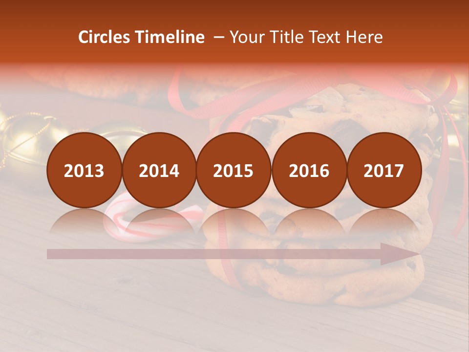 A Pile Of Cookies And Candy Canes On A Table PowerPoint Template