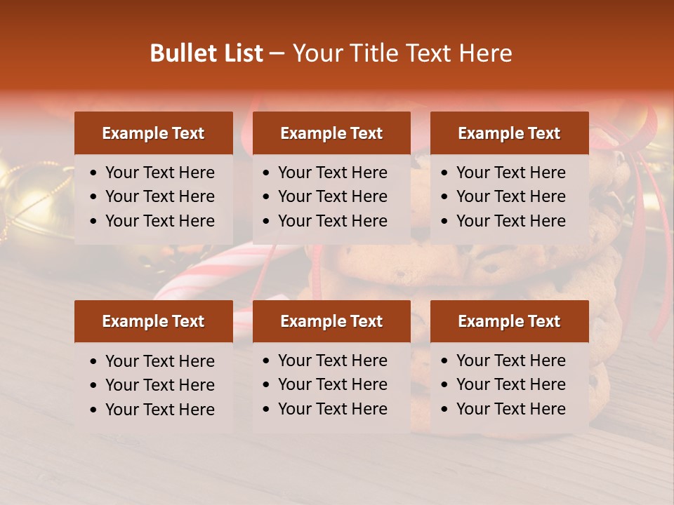 A Pile Of Cookies And Candy Canes On A Table PowerPoint Template