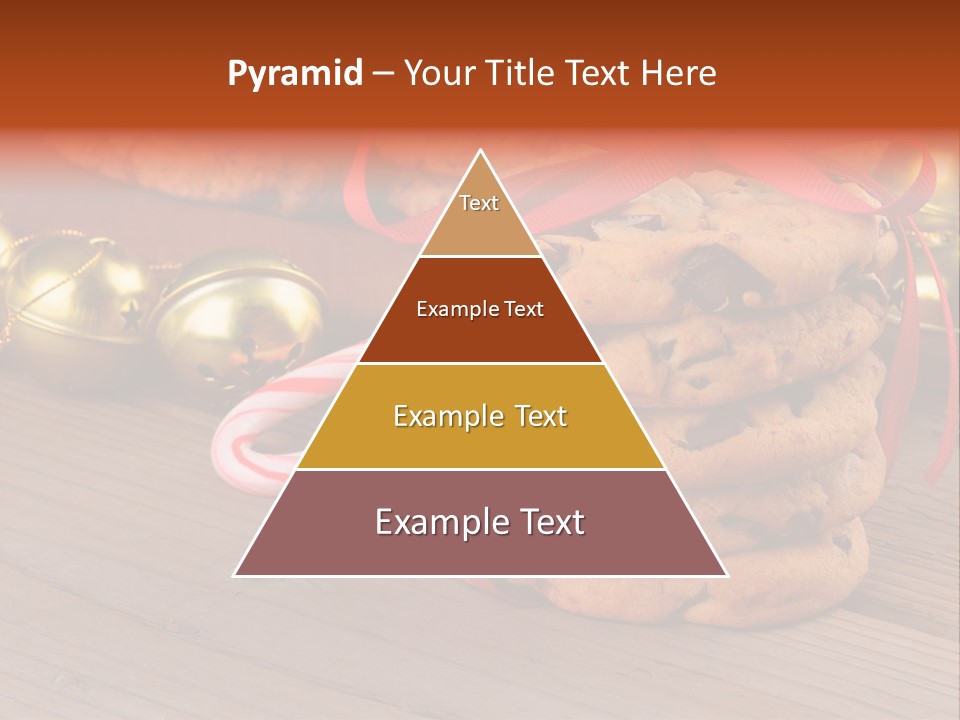 A Pile Of Cookies And Candy Canes On A Table PowerPoint Template