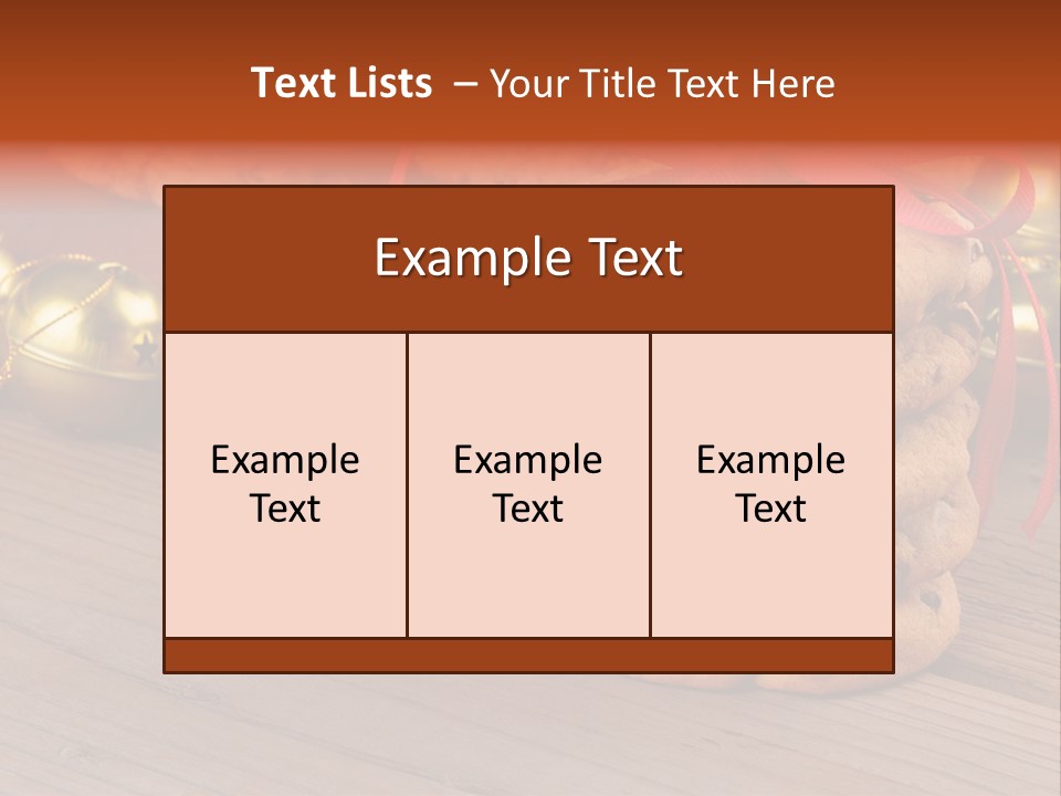 A Pile Of Cookies And Candy Canes On A Table PowerPoint Template